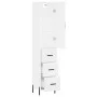 Aparador alto madera contrachapada blanco 34,5x34x180 cm de vidaXL, Aparadores - Ref: Foro24-3198857, Precio: 128,70 €, Descu...
