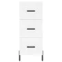 Aparador alto madera contrachapada blanco 34,5x34x180 cm de vidaXL, Aparadores - Ref: Foro24-3198857, Precio: 128,70 €, Descu...