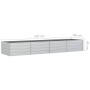 Verzinkter Stahlbeet Silber 320x80x45 cm von vidaXL, Töpfe und Pflanzgefäße - Ref: Foro24-316892, Preis: 62,28 €, Rabatt: %