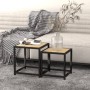 2 Sonoma oak MDF coffee tables by vidaXL, Side tables - Ref: Foro24-331657, Price: 40,29 €, Discount: %