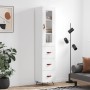 Hohes Sideboard aus weißem Sperrholz, 34,5 x 34 x 180 cm von vidaXL, Sideboards - Ref: Foro24-3199209, Preis: 114,96 €, Rabat...