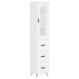 Hohes Sideboard aus weißem Sperrholz, 34,5 x 34 x 180 cm von vidaXL, Sideboards - Ref: Foro24-3199209, Preis: 114,96 €, Rabat...