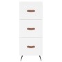 Hohes Sideboard aus weißem Sperrholz, 34,5 x 34 x 180 cm von vidaXL, Sideboards - Ref: Foro24-3199209, Preis: 114,96 €, Rabat...