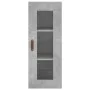 Aparador de madera contrachapada gris hormigón 34,5x34x180 cm de vidaXL, Aparadores - Ref: Foro24-3199213, Precio: 111,56 €, ...