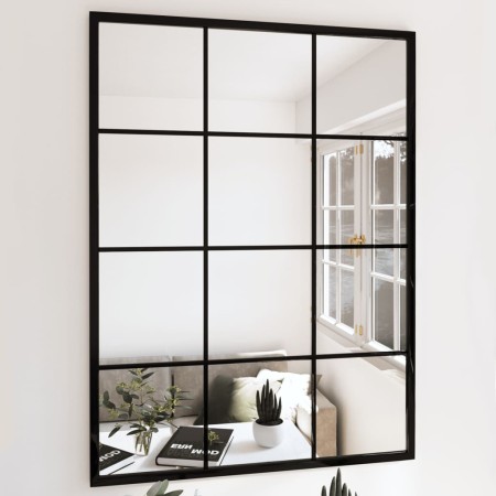 Wandspiegel 3 Stück aus schwarzem Metall 80x60 cm von vidaXL, Spiegel - Ref: Foro24-3189033, Preis: 203,23 €, Rabatt: %