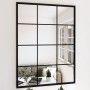 Wandspiegel 3 Stück aus schwarzem Metall 80x60 cm von vidaXL, Spiegel - Ref: Foro24-3189033, Preis: 203,23 €, Rabatt: %