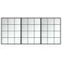 Wandspiegel 3 Stück aus schwarzem Metall 80x60 cm von vidaXL, Spiegel - Ref: Foro24-3189033, Preis: 203,23 €, Rabatt: %