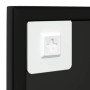 Wandspiegel 3 Stück aus schwarzem Metall 80x60 cm von vidaXL, Spiegel - Ref: Foro24-3189033, Preis: 203,23 €, Rabatt: %