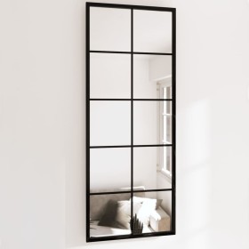 Espejos de pared 2 uds metal negro 100x40 cm de vidaXL, Espejos - Ref: Foro24-3189034, Precio: 123,99 €, Descuento: %