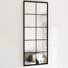 Wandspiegel 2 Stück aus schwarzem Metall 100x40 cm von vidaXL, Spiegel - Ref: Foro24-3189034, Preis: 128,38 €, Rabatt: %