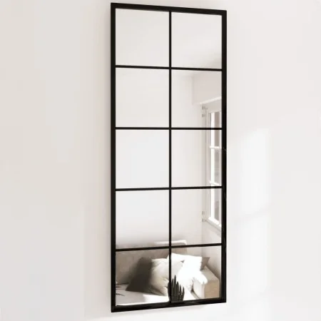 Espejos de pared 2 uds metal negro 100x40 cm de vidaXL, Espejos - Ref: Foro24-3189034, Precio: 120,77 €, Descuento: %