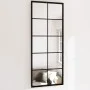 Espejos de pared 2 uds metal negro 100x40 cm de vidaXL, Espejos - Ref: Foro24-3189034, Precio: 120,77 €, Descuento: %