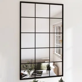 Wandspiegel 2 Stück aus schwarzem Metall 100x60 cm von vidaXL, Spiegel - Ref: Foro24-3189035, Preis: 163,42 €, Rabatt: %