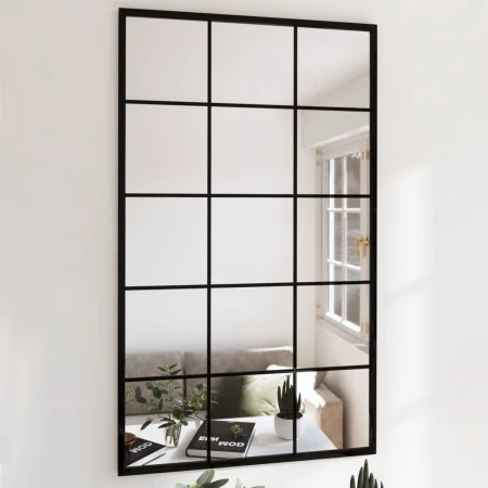 Wandspiegel 2 Stück aus schwarzem Metall 100x60 cm von vidaXL, Spiegel - Ref: Foro24-3189035, Preis: 163,42 €, Rabatt: %