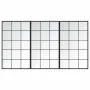 Wall mirrors 3 pcs black metal 100x60 cm by vidaXL, Mirrors - Ref: Foro24-3189036, Price: 241,00 €, Discount: %