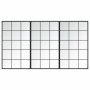 Wandspiegel 3 Stück aus schwarzem Metall 100x60 cm von vidaXL, Spiegel - Ref: Foro24-3189036, Preis: 232,16 €, Rabatt: %