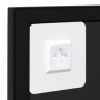 Wandspiegel 4 Stück aus schwarzem Metall 100x60 cm von vidaXL, Spiegel - Ref: Foro24-3189037, Preis: 308,40 €, Rabatt: %
