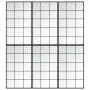 Wandspiegel 6 Stück aus schwarzem Metall 100x60 cm von vidaXL, Spiegel - Ref: Foro24-3189038, Preis: 477,71 €, Rabatt: %