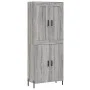 Aparador alto madera contrachapada gris sonoma 69,5x34x180 cm de vidaXL, Aparadores - Ref: Foro24-3199567, Precio: 152,01 €, ...