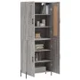 Aparador alto madera contrachapada gris sonoma 69,5x34x180 cm de vidaXL, Aparadores - Ref: Foro24-3199567, Precio: 152,01 €, ...