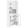 Aparador alto madera contrachapada blanco 69,5x34x180 cm de vidaXL, Aparadores - Ref: Foro24-3189285, Precio: 142,26 €, Descu...
