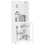 Hohes weißes Sperrholz-Sideboard 69,5 x 34 x 180 cm von vidaXL, Sideboards - Ref: Foro24-3189285, Preis: 134,75 €, Rabatt: %
