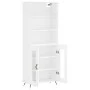Hohes weißes Sperrholz-Sideboard 69,5 x 34 x 180 cm von vidaXL, Sideboards - Ref: Foro24-3189285, Preis: 134,75 €, Rabatt: %