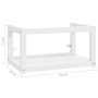 White iron suspended washbasin structure 59x38x31 cm by vidaXL, bathroom vanities - Ref: Foro24-338491, Price: 46,36 €, Disco...