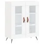 Hohes weißes Sperrholz-Sideboard 69,5 x 34 x 180 cm von vidaXL, Sideboards - Ref: Foro24-3189285, Preis: 134,75 €, Rabatt: %