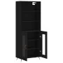 Hohes Sideboard Sperrholz schwarz 69,5x34x180 cm von vidaXL, Sideboards - Ref: Foro24-3189286, Preis: 143,06 €, Rabatt: %