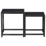 Coffee tables 2 units black MDF by vidaXL, Side tables - Ref: Foro24-331658, Price: 40,47 €, Discount: %
