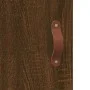 Aparador alto madera contrachapada marrón roble 69,5x34x180 cm de vidaXL, Aparadores - Ref: Foro24-3189292, Precio: 138,30 €,...