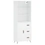 Hohes Sideboard Sperrholz weiß 69,5x34x180 cm von vidaXL, Sideboards - Ref: Foro24-3189413, Preis: 144,56 €, Rabatt: %