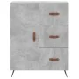 Hohes Sideboard aus betongrauem Sperrholz, 69,5 x 34 x 180 cm von vidaXL, Sideboards - Ref: Foro24-3189417, Preis: 139,85 €, ...