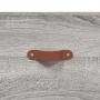 Aparador alto madera contrachapada gris sonoma 69,5x34x180 cm de vidaXL, Aparadores - Ref: Foro24-3189419, Precio: 144,05 €, ...
