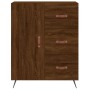 Tall oak brown plywood sideboard 69.5x34x180 cm by vidaXL, Sideboards - Ref: Foro24-3189420, Price: 158,47 €, Discount: %