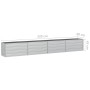 Silver galvanized steel flower bed 320x40x45 cm by vidaXL, Pots and planters - Ref: Foro24-316893, Price: 65,91 €, Discount: %