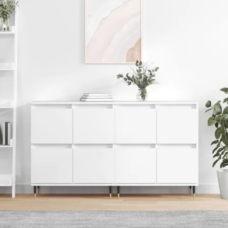 Sideboards 2 Stück weißes Sperrholz von vidaXL, Sideboards - Ref: Foro24-3190165, Preis: 132,93 €, Rabatt: %