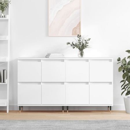 Sideboards 2 Stück weißes Sperrholz von vidaXL, Sideboards - Ref: Foro24-3190165, Preis: 134,60 €, Rabatt: %