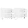 Sideboards 2 Stück weißes Sperrholz von vidaXL, Sideboards - Ref: Foro24-3190165, Preis: 132,93 €, Rabatt: %