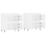 Sideboards 2 Stück weißes Sperrholz von vidaXL, Sideboards - Ref: Foro24-3190165, Preis: 134,60 €, Rabatt: %