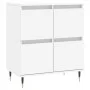 Aparadores 2 piezas madera contrachapada blanco de vidaXL, Aparadores - Ref: Foro24-3190165, Precio: 132,91 €, Descuento: %