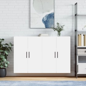 Wall cabinets 2 units white 69.5x34x90 cm by vidaXL, Sideboards - Ref: Foro24-3195643, Price: 142,21 €, Discount: %