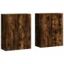 Armarios de pared 2 unidades roble ahumado 69,5x34x90 cm by vidaXL, Sideboards - Ref: Foro24-3195648, Price: 128,30 €, Discou...