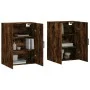 Armarios de pared 2 unidades roble ahumado 69,5x34x90 cm by vidaXL, Sideboards - Ref: Foro24-3195648, Price: 128,30 €, Discou...