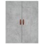 Aparador alto madera contrachapada gris hormigón 69,5x34x180 cm by vidaXL, Sideboards - Ref: Foro24-3195711, Price: 156,61 €,...