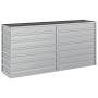Arriate de acero galvanizado plateado 160x40x77 cm de vidaXL, Maceteros y jardineras - Ref: Foro24-316894, Precio: 53,32 €, D...