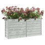 Arriate de acero galvanizado plateado 160x40x77 cm de vidaXL, Maceteros y jardineras - Ref: Foro24-316894, Precio: 53,32 €, D...
