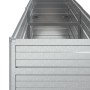 Arriate de acero galvanizado plateado 160x40x77 cm de vidaXL, Maceteros y jardineras - Ref: Foro24-316894, Precio: 53,32 €, D...