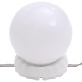 Luz de espejo con 8 bombillas LED blanco cálido y blanco frío